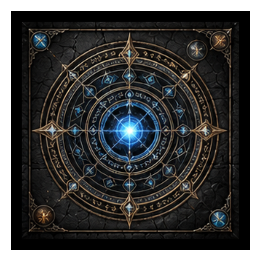 Wild Wizards square printed ottoman top artwork